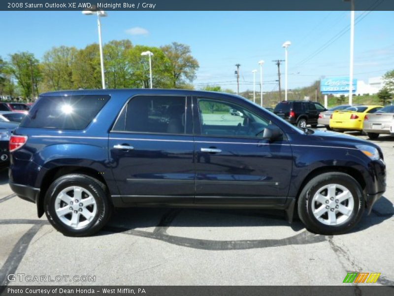 Midnight Blue / Gray 2008 Saturn Outlook XE AWD