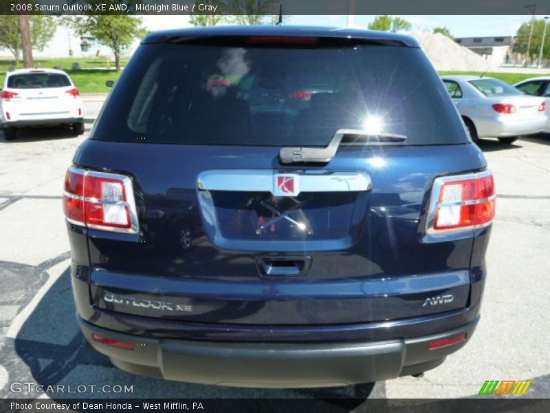 Midnight Blue / Gray 2008 Saturn Outlook XE AWD