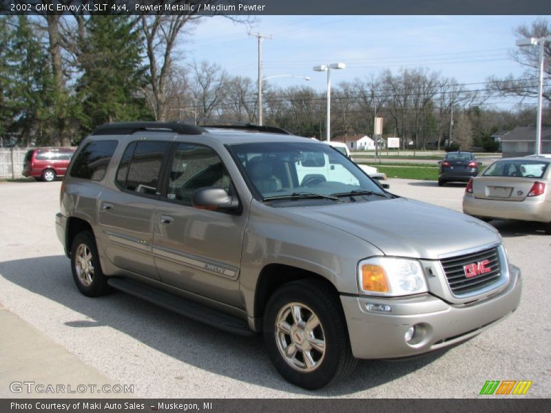 Pewter Metallic / Medium Pewter 2002 GMC Envoy XL SLT 4x4