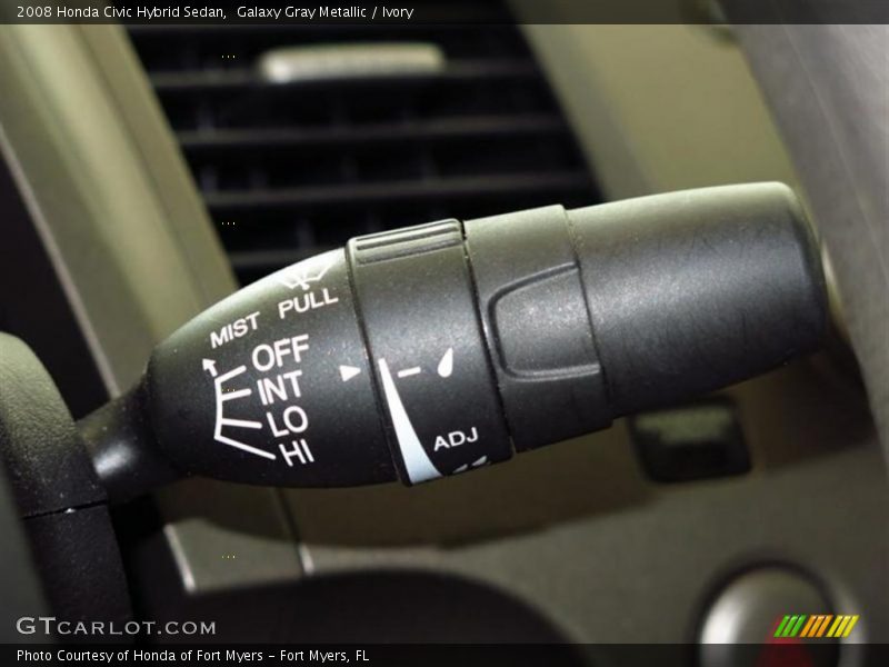 Galaxy Gray Metallic / Ivory 2008 Honda Civic Hybrid Sedan