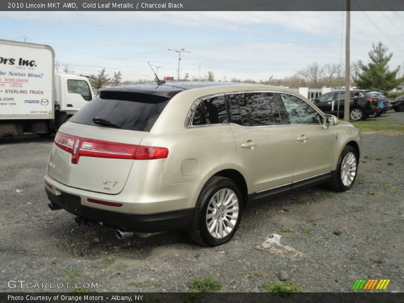Gold Leaf Metallic / Charcoal Black 2010 Lincoln MKT AWD