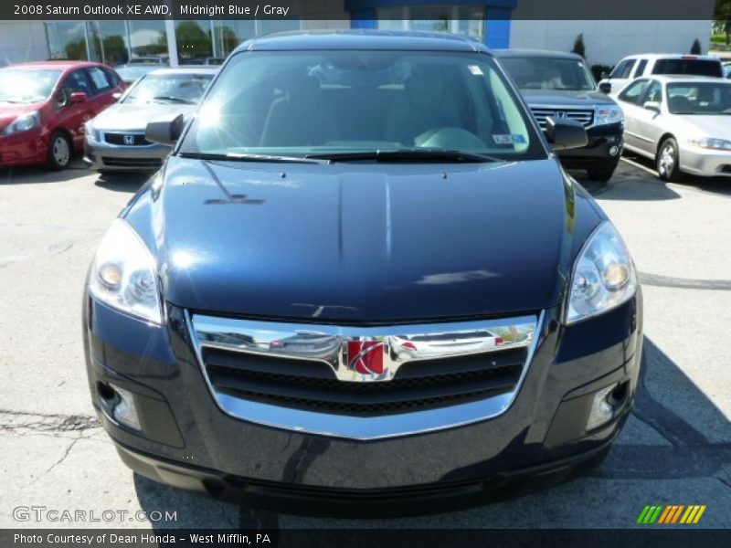 Midnight Blue / Gray 2008 Saturn Outlook XE AWD