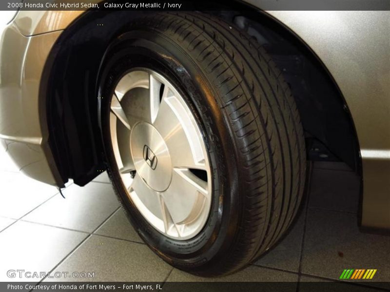Galaxy Gray Metallic / Ivory 2008 Honda Civic Hybrid Sedan