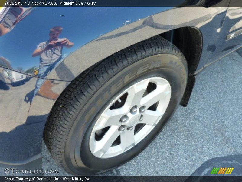 Midnight Blue / Gray 2008 Saturn Outlook XE AWD