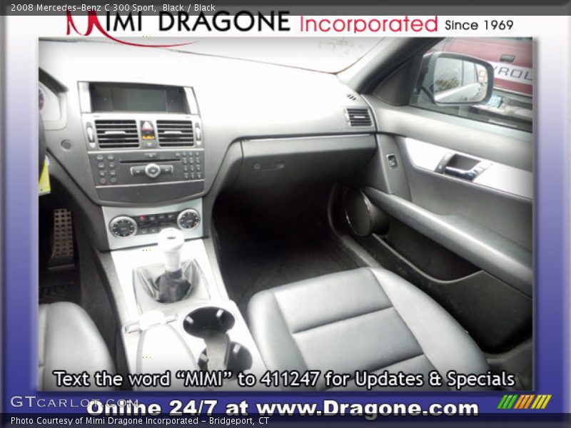 Black / Black 2008 Mercedes-Benz C 300 Sport