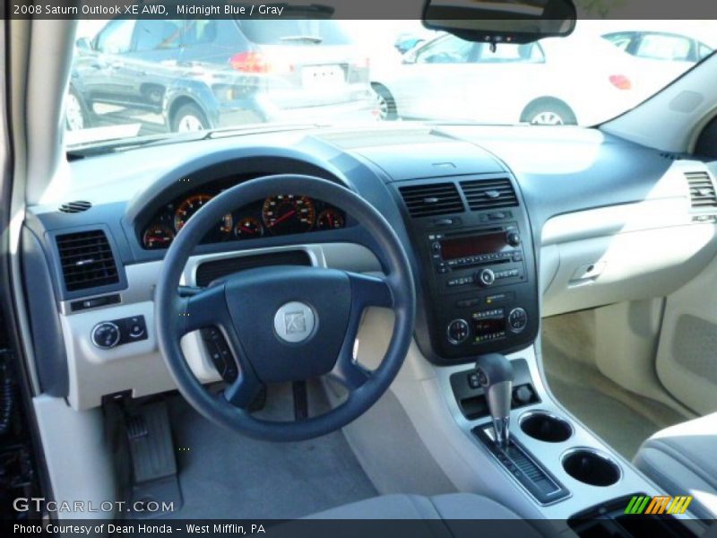 Midnight Blue / Gray 2008 Saturn Outlook XE AWD
