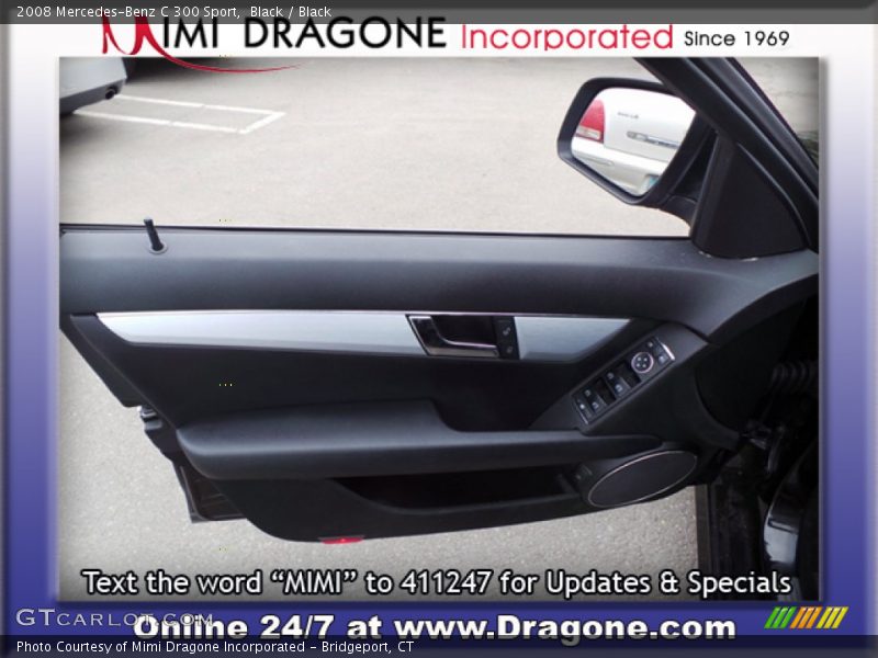 Black / Black 2008 Mercedes-Benz C 300 Sport