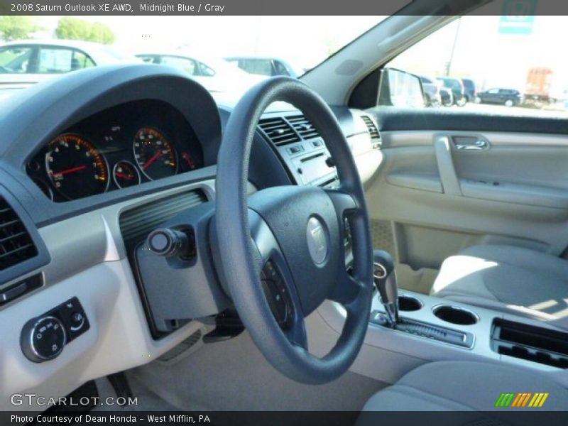 Midnight Blue / Gray 2008 Saturn Outlook XE AWD