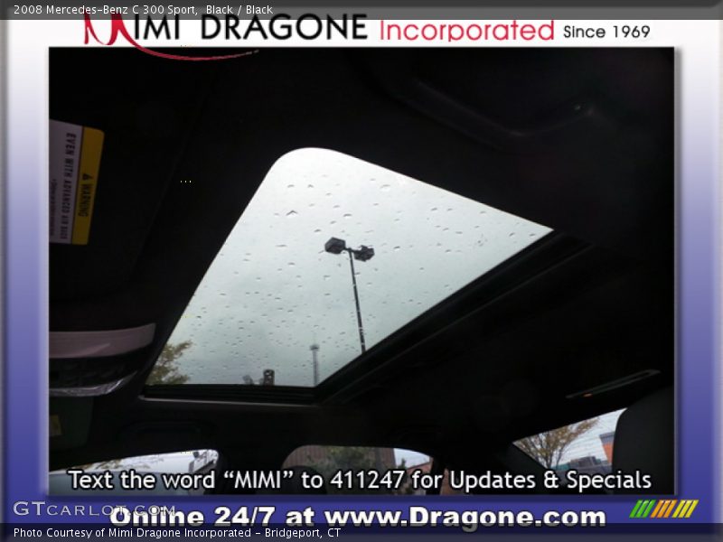 Black / Black 2008 Mercedes-Benz C 300 Sport