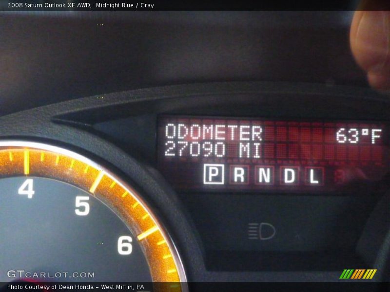 Midnight Blue / Gray 2008 Saturn Outlook XE AWD