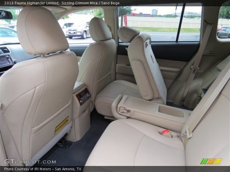Sizzling Crimson Mica / Sand Beige 2013 Toyota Highlander Limited