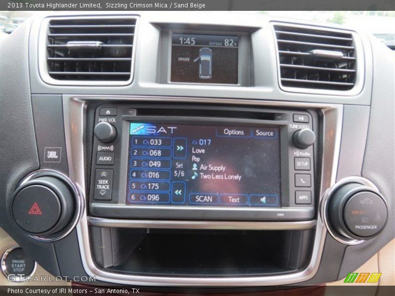 Sizzling Crimson Mica / Sand Beige 2013 Toyota Highlander Limited