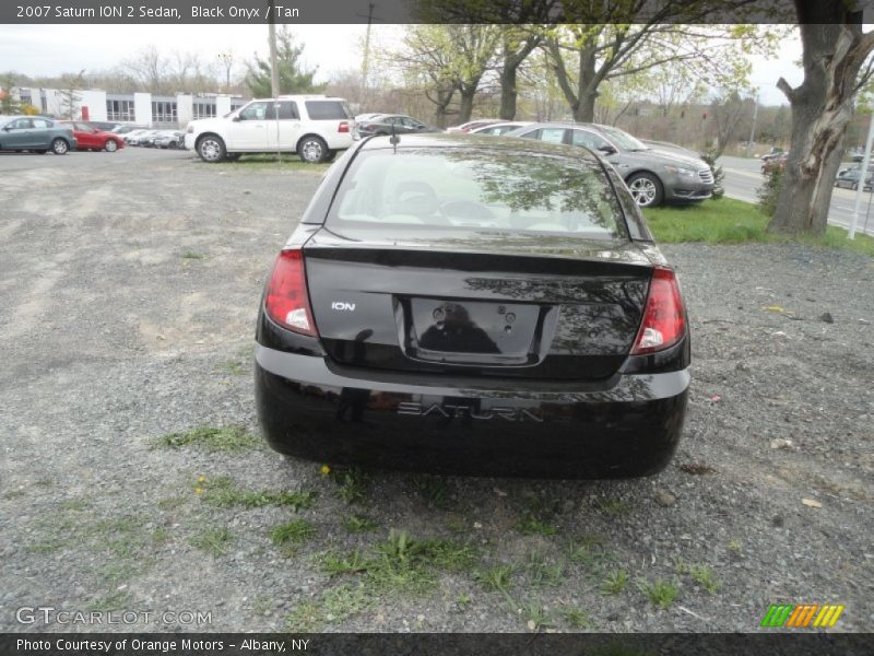 Black Onyx / Tan 2007 Saturn ION 2 Sedan