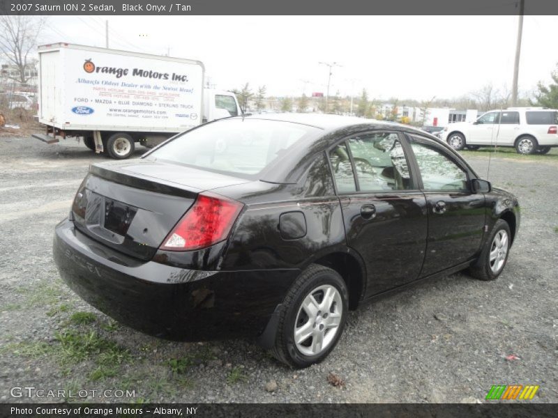 Black Onyx / Tan 2007 Saturn ION 2 Sedan