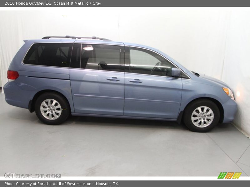 Ocean Mist Metallic / Gray 2010 Honda Odyssey EX
