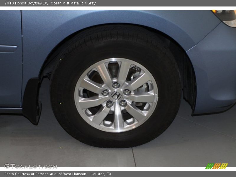 Ocean Mist Metallic / Gray 2010 Honda Odyssey EX