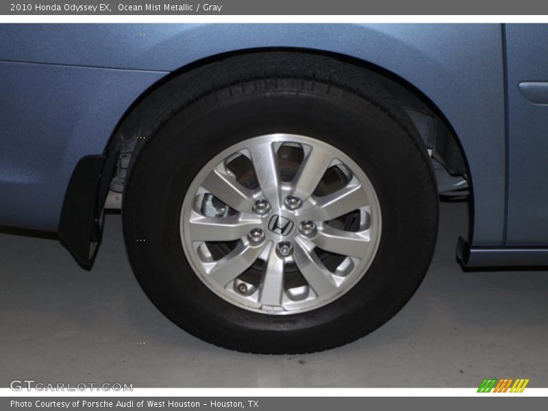 Ocean Mist Metallic / Gray 2010 Honda Odyssey EX