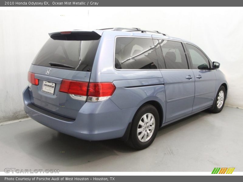 Ocean Mist Metallic / Gray 2010 Honda Odyssey EX