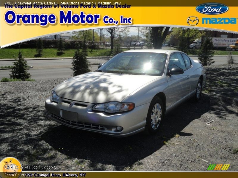 Silverstone Metallic / Medium Gray 2005 Chevrolet Monte Carlo LS