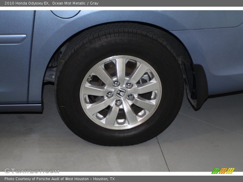 Ocean Mist Metallic / Gray 2010 Honda Odyssey EX