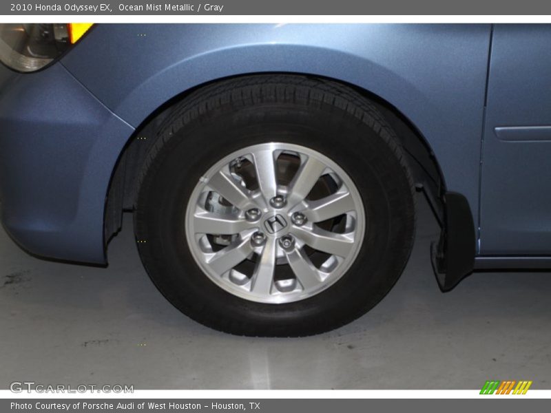 Ocean Mist Metallic / Gray 2010 Honda Odyssey EX