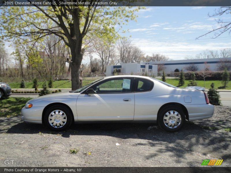 Silverstone Metallic / Medium Gray 2005 Chevrolet Monte Carlo LS