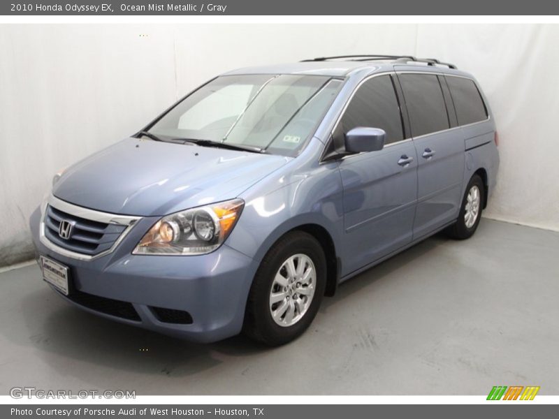 Ocean Mist Metallic / Gray 2010 Honda Odyssey EX