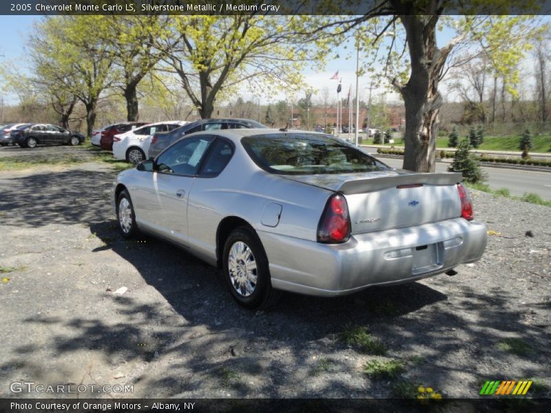 Silverstone Metallic / Medium Gray 2005 Chevrolet Monte Carlo LS