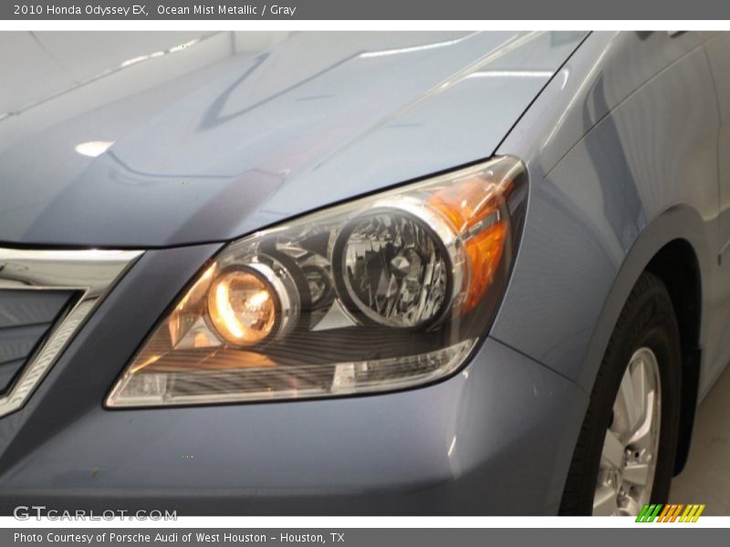 Ocean Mist Metallic / Gray 2010 Honda Odyssey EX