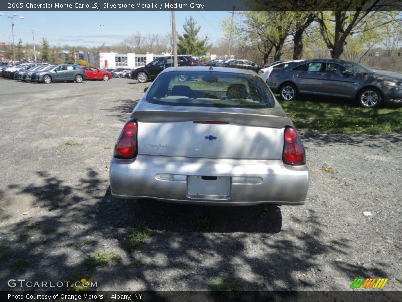 Silverstone Metallic / Medium Gray 2005 Chevrolet Monte Carlo LS