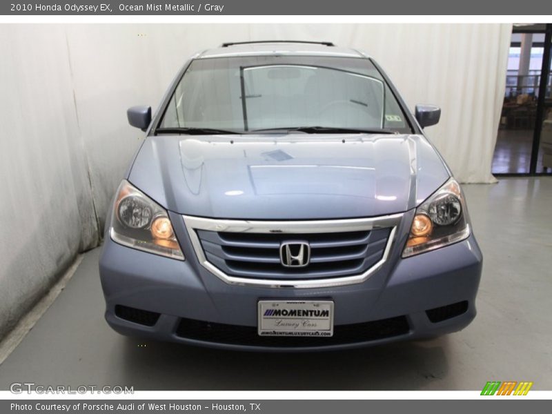 Ocean Mist Metallic / Gray 2010 Honda Odyssey EX