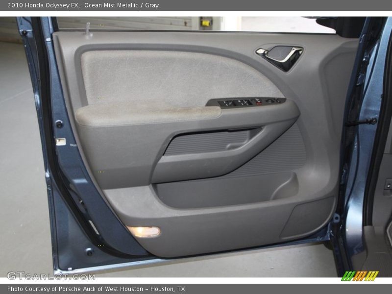 Ocean Mist Metallic / Gray 2010 Honda Odyssey EX