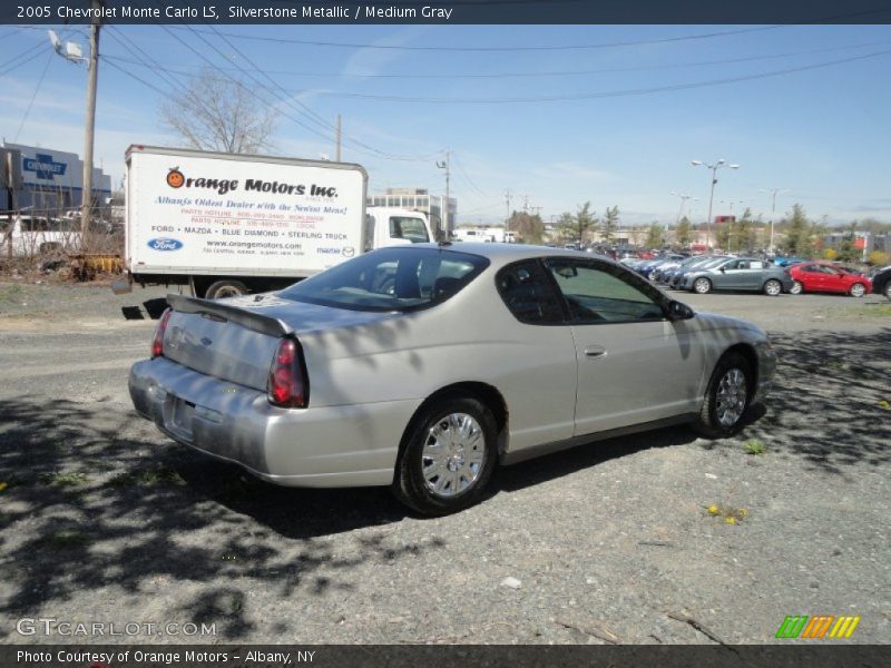 Silverstone Metallic / Medium Gray 2005 Chevrolet Monte Carlo LS