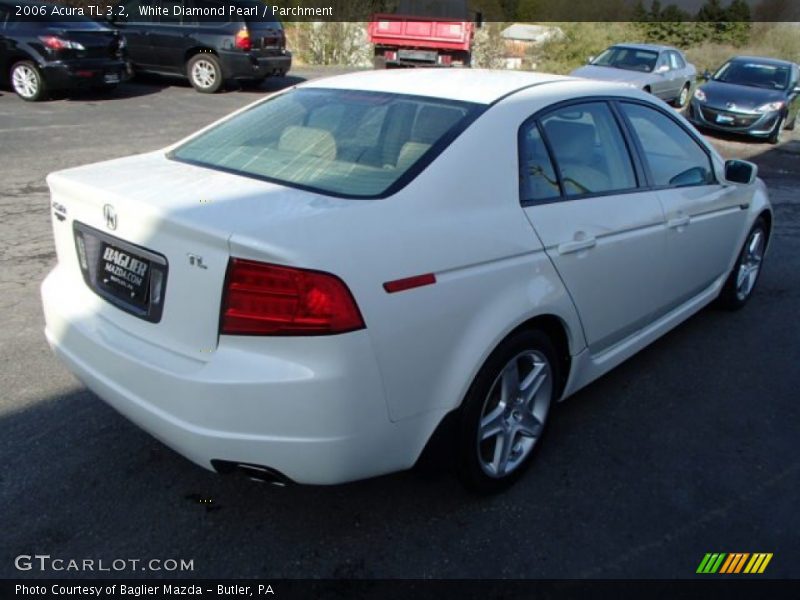 White Diamond Pearl / Parchment 2006 Acura TL 3.2
