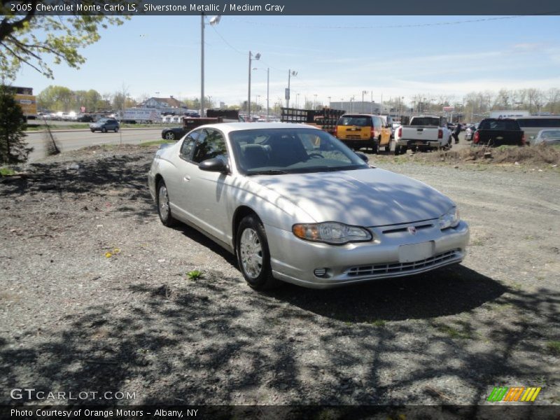 Silverstone Metallic / Medium Gray 2005 Chevrolet Monte Carlo LS