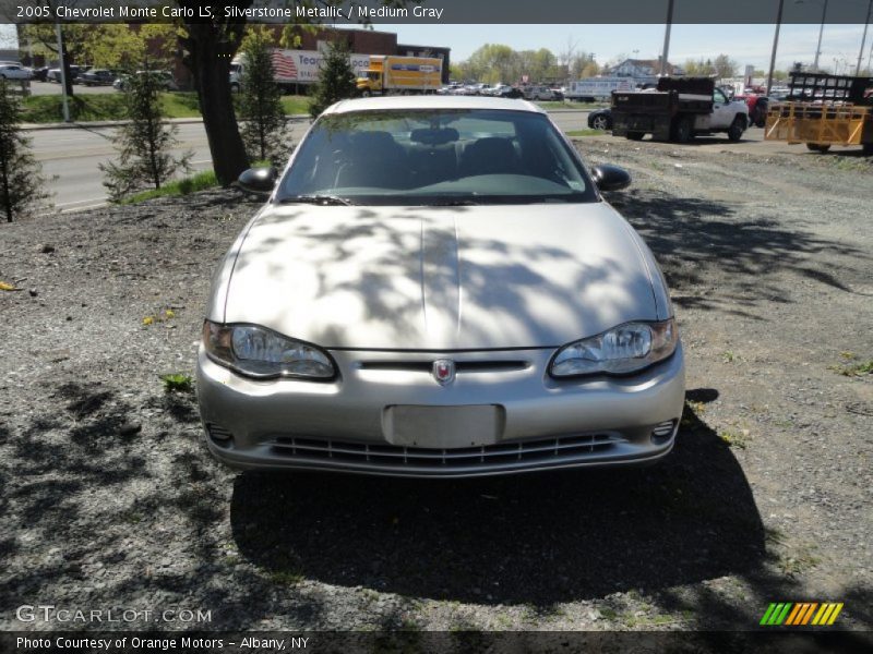 Silverstone Metallic / Medium Gray 2005 Chevrolet Monte Carlo LS