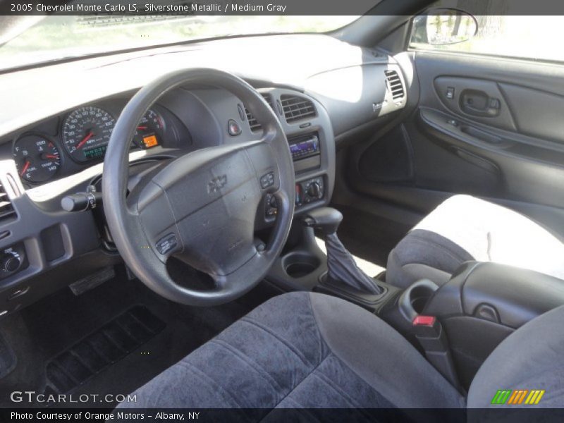 Silverstone Metallic / Medium Gray 2005 Chevrolet Monte Carlo LS