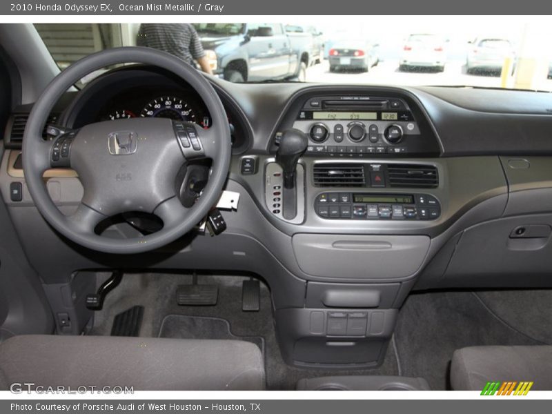 Ocean Mist Metallic / Gray 2010 Honda Odyssey EX