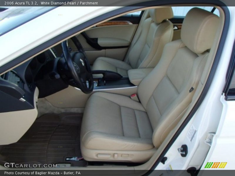 White Diamond Pearl / Parchment 2006 Acura TL 3.2