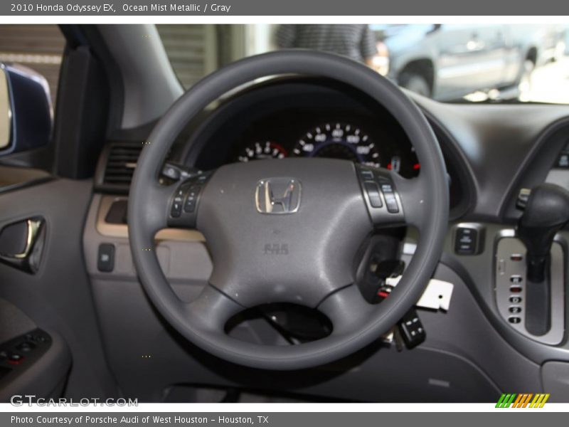 Ocean Mist Metallic / Gray 2010 Honda Odyssey EX