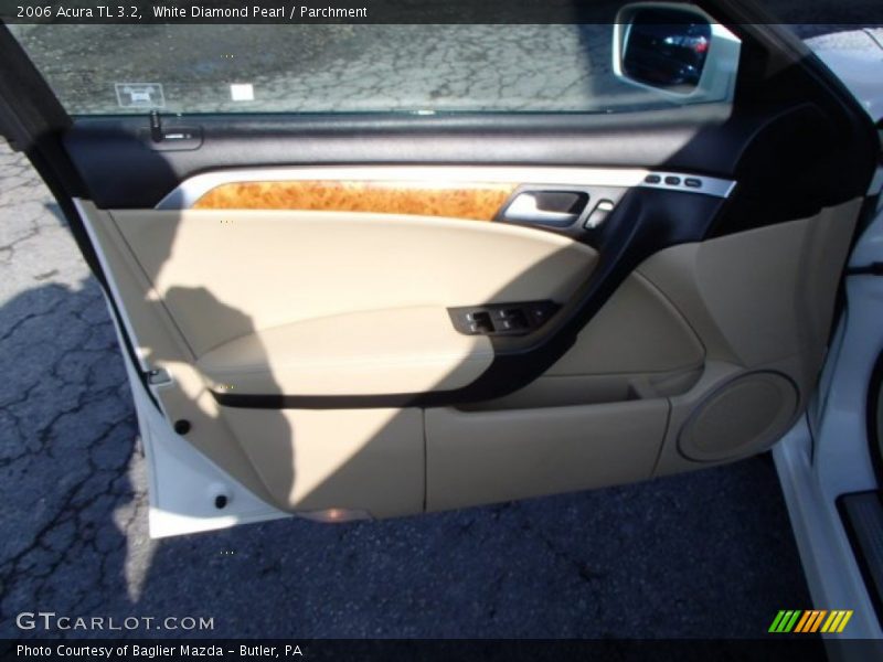 White Diamond Pearl / Parchment 2006 Acura TL 3.2