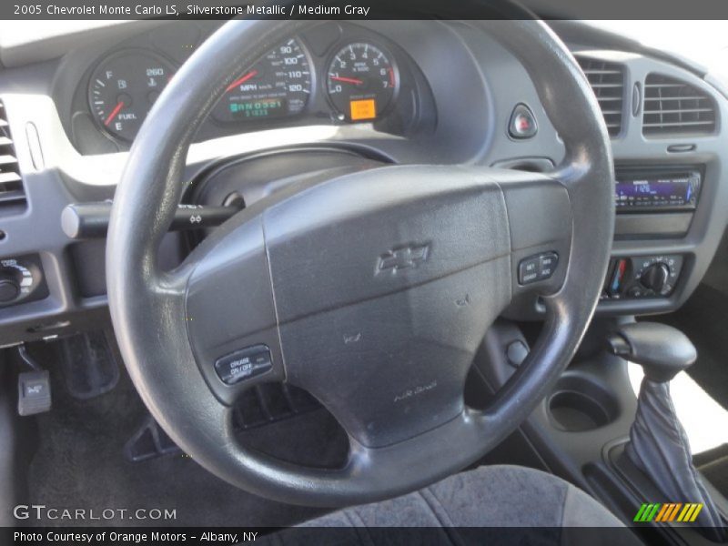Silverstone Metallic / Medium Gray 2005 Chevrolet Monte Carlo LS