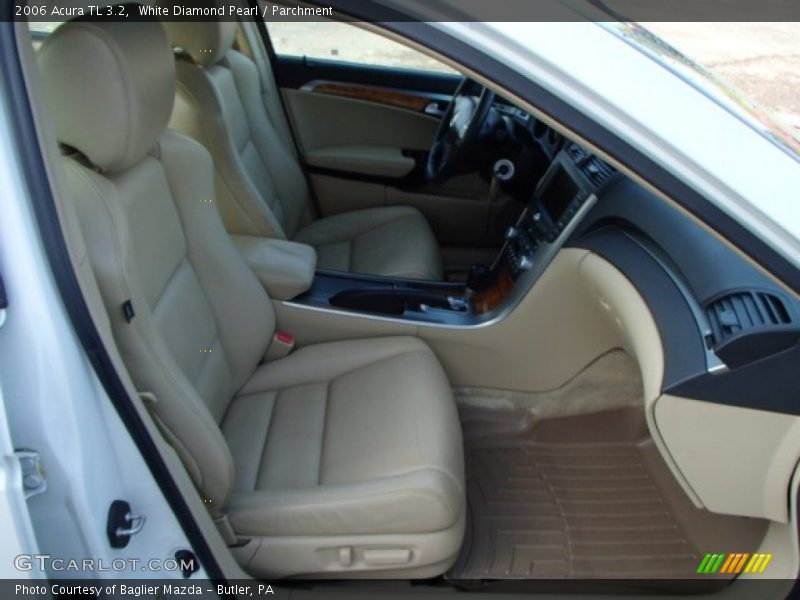White Diamond Pearl / Parchment 2006 Acura TL 3.2