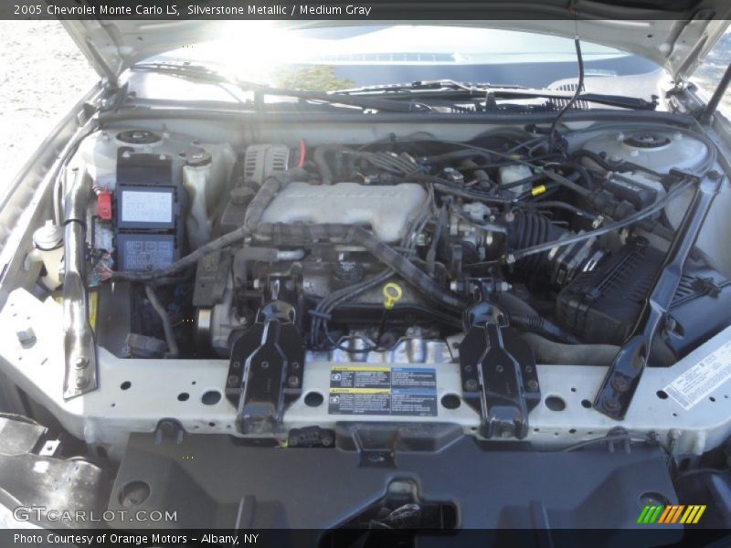 Silverstone Metallic / Medium Gray 2005 Chevrolet Monte Carlo LS