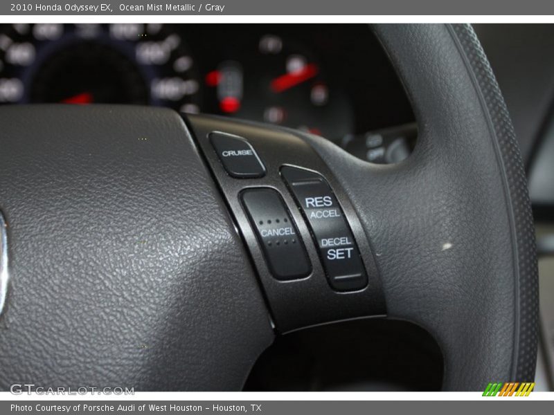 Ocean Mist Metallic / Gray 2010 Honda Odyssey EX