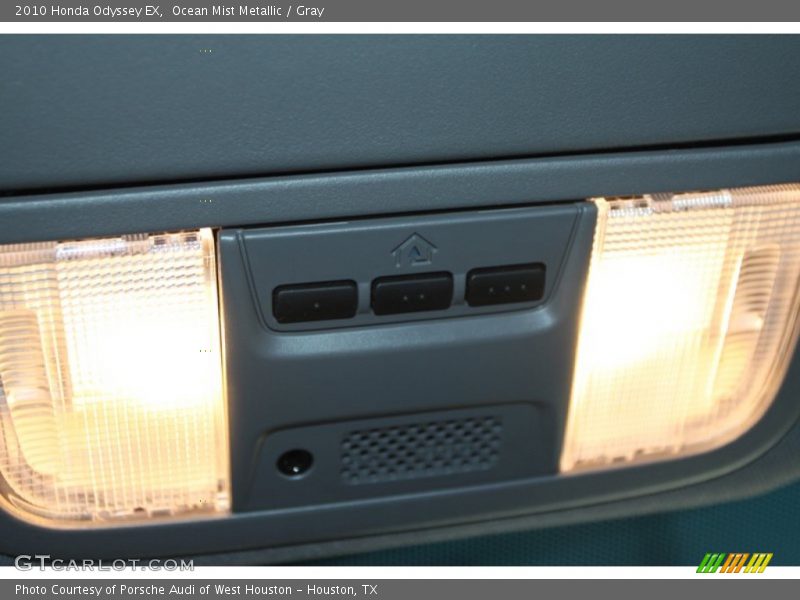 Ocean Mist Metallic / Gray 2010 Honda Odyssey EX
