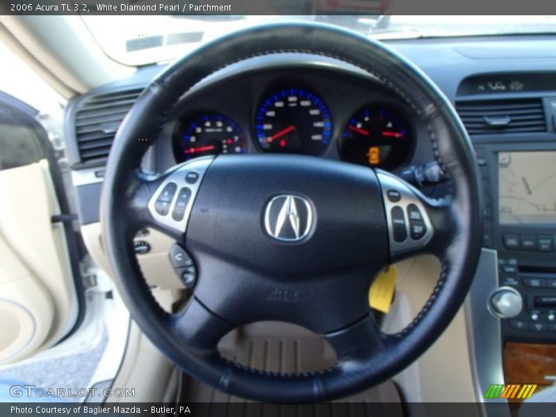 White Diamond Pearl / Parchment 2006 Acura TL 3.2