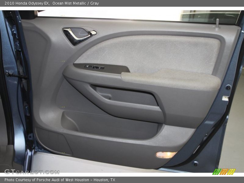 Ocean Mist Metallic / Gray 2010 Honda Odyssey EX