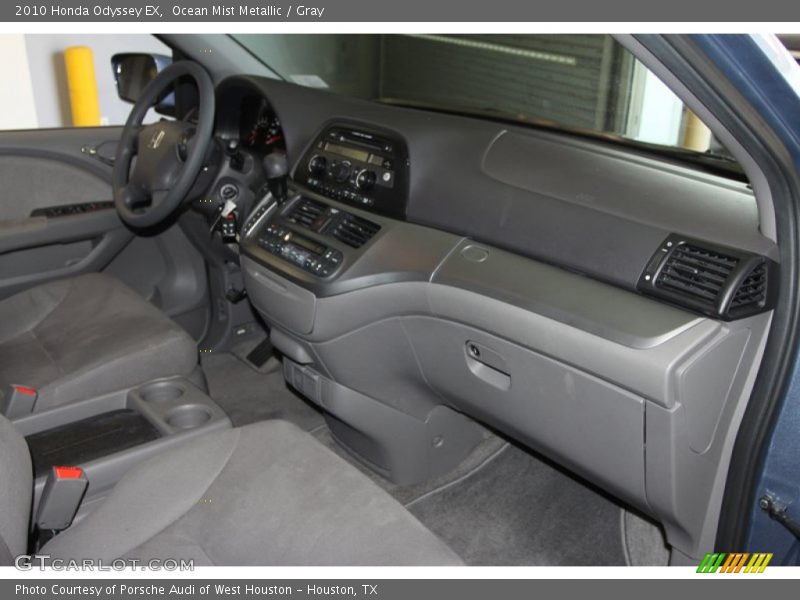 Ocean Mist Metallic / Gray 2010 Honda Odyssey EX