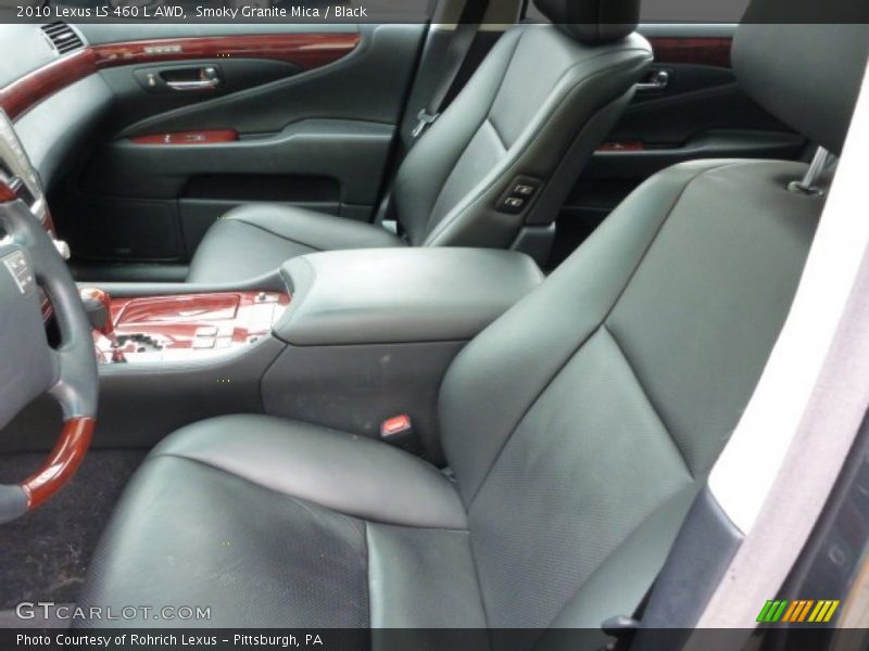 Smoky Granite Mica / Black 2010 Lexus LS 460 L AWD